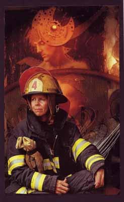 FIRETENDER (Council Suit).  Artist: Fran P, CA